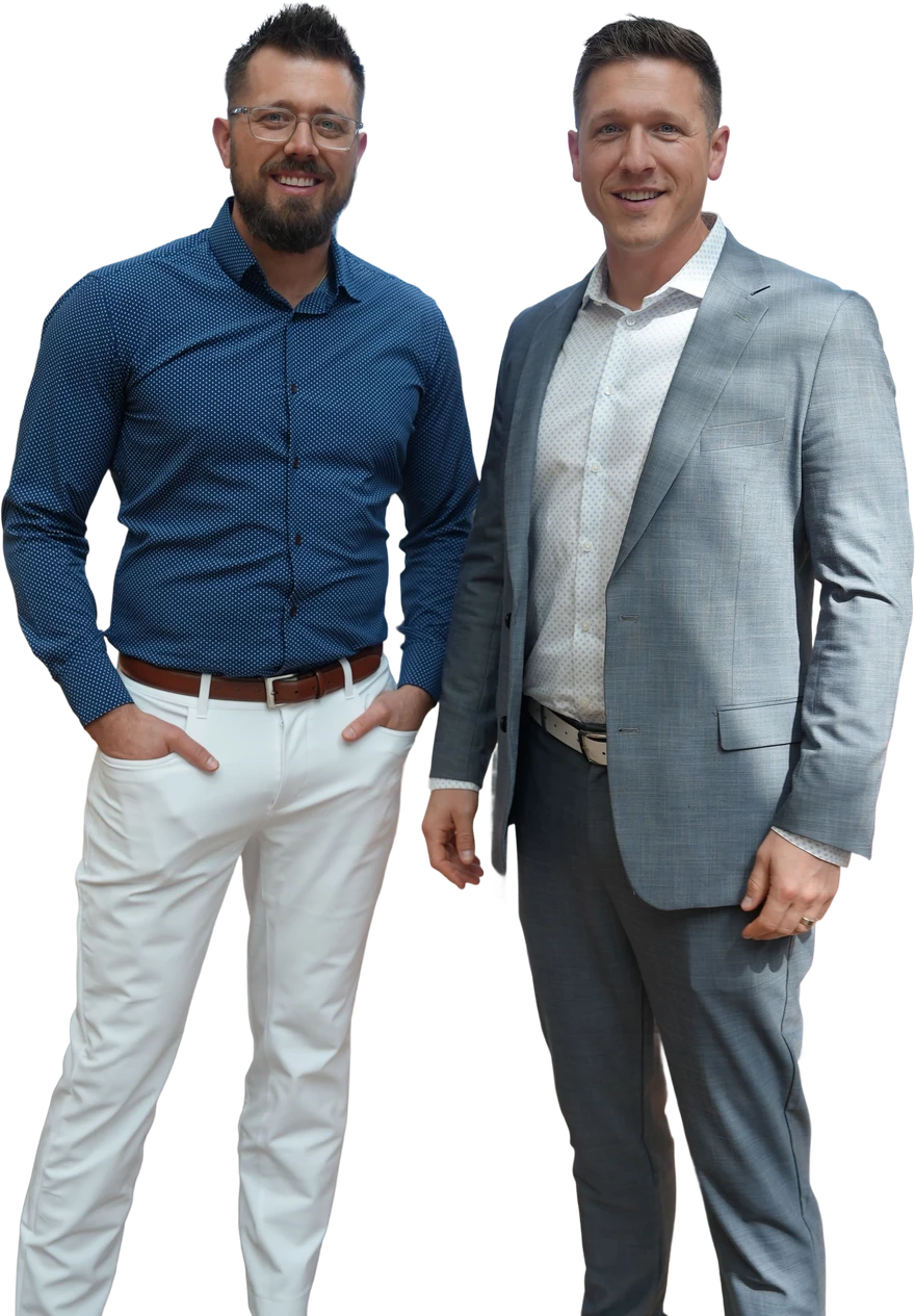 Peter and Jake, founders of D2D HIRE